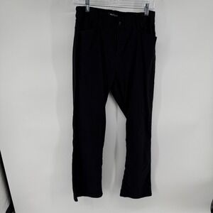 BEVY Black Stretch Utility Cargo Pants Size 30 Relaxed Fit Casual Everyday
